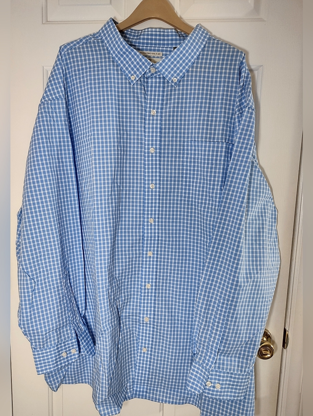 Men's Oak Hill Classic Blue Check Button-Down Shirt